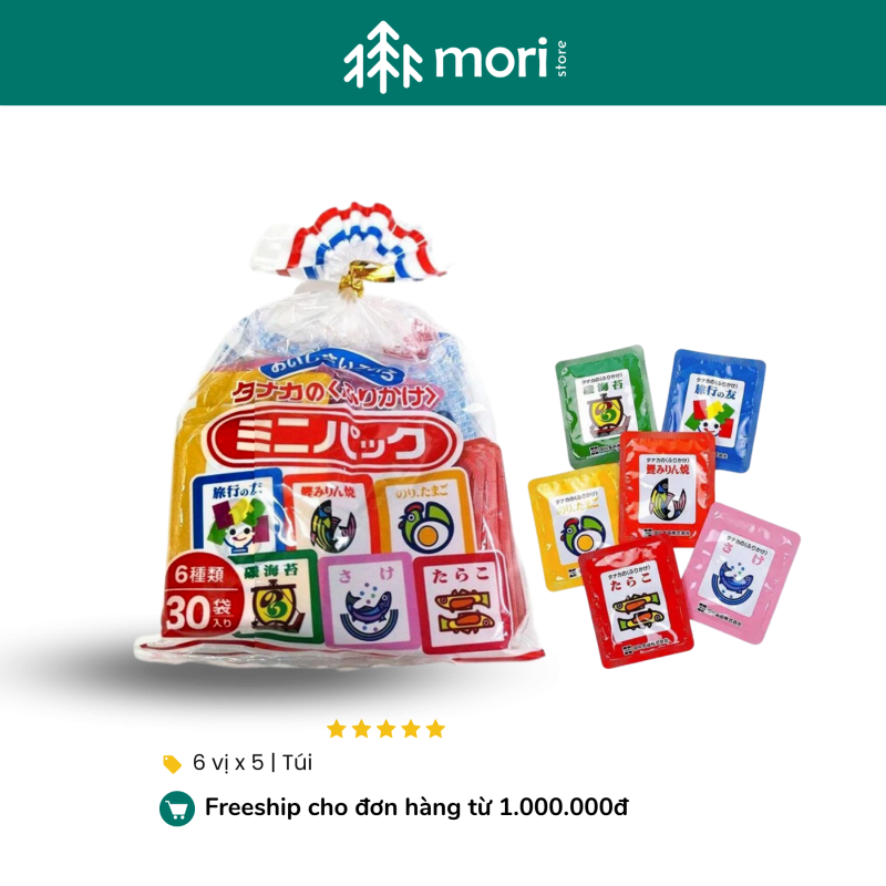 Gia Vị Rắc Cơm 6 Vị Nhật Bản